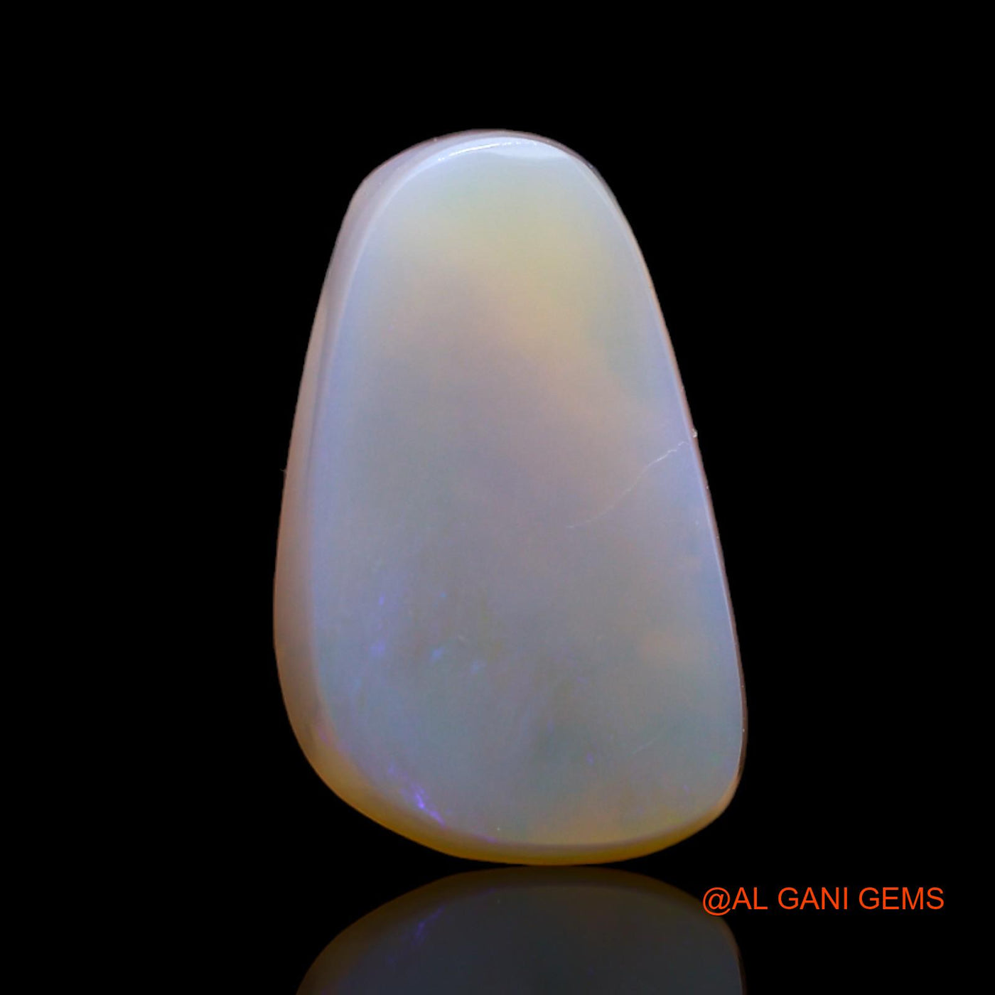 Natural Untreated Fire Opal Loose Gemstone Fancy Cabochon From Australia 10.00 Cts 18x11x6 mm AB-352