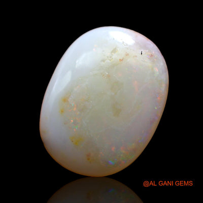 5.00 Cts Unheated Australian Fire Opal Loose Gemstone Oval Cabochon Natural 17x13x3 mm AB-353