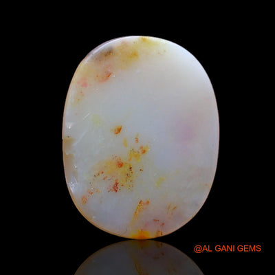 5.00 Cts Unheated Australian Fire Opal Loose Gemstone Oval Cabochon Natural 17x13x3 mm AB-353