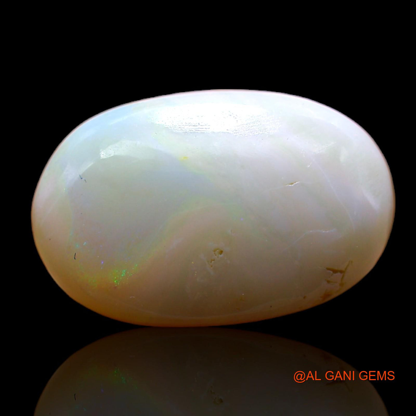 Natural Untreated Fire Opal Loose Gemstone Oval Cabochon From Australia 8.30 Cts 18x11x6 mm AB-354