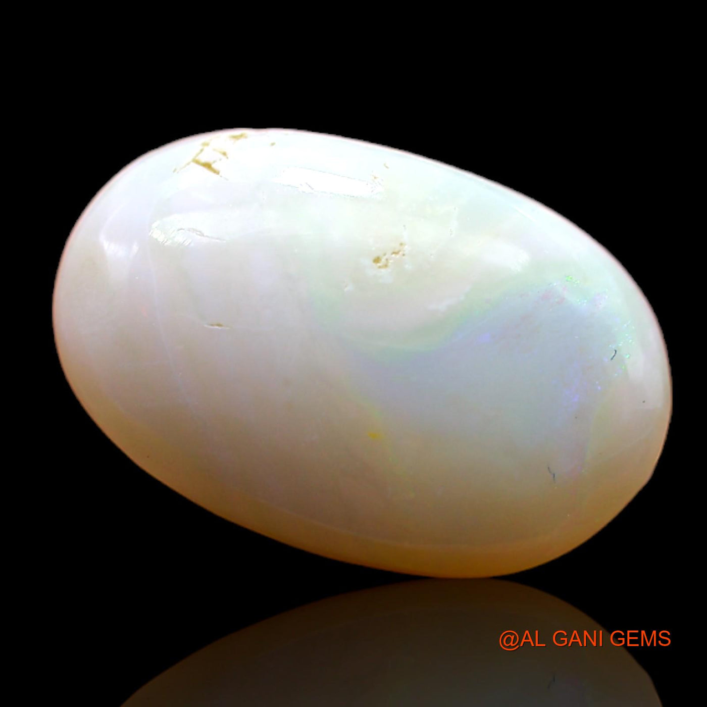 Natural Untreated Fire Opal Loose Gemstone Oval Cabochon From Australia 8.30 Cts 18x11x6 mm AB-354