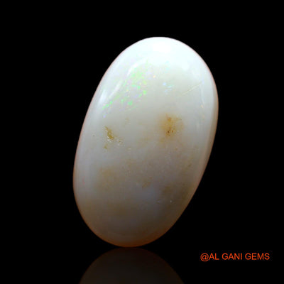 5.80 Cts Unheated Australian Fire Opal Loose Gemstone Oval Cabochon Natural 18x11x4 mm AB-355