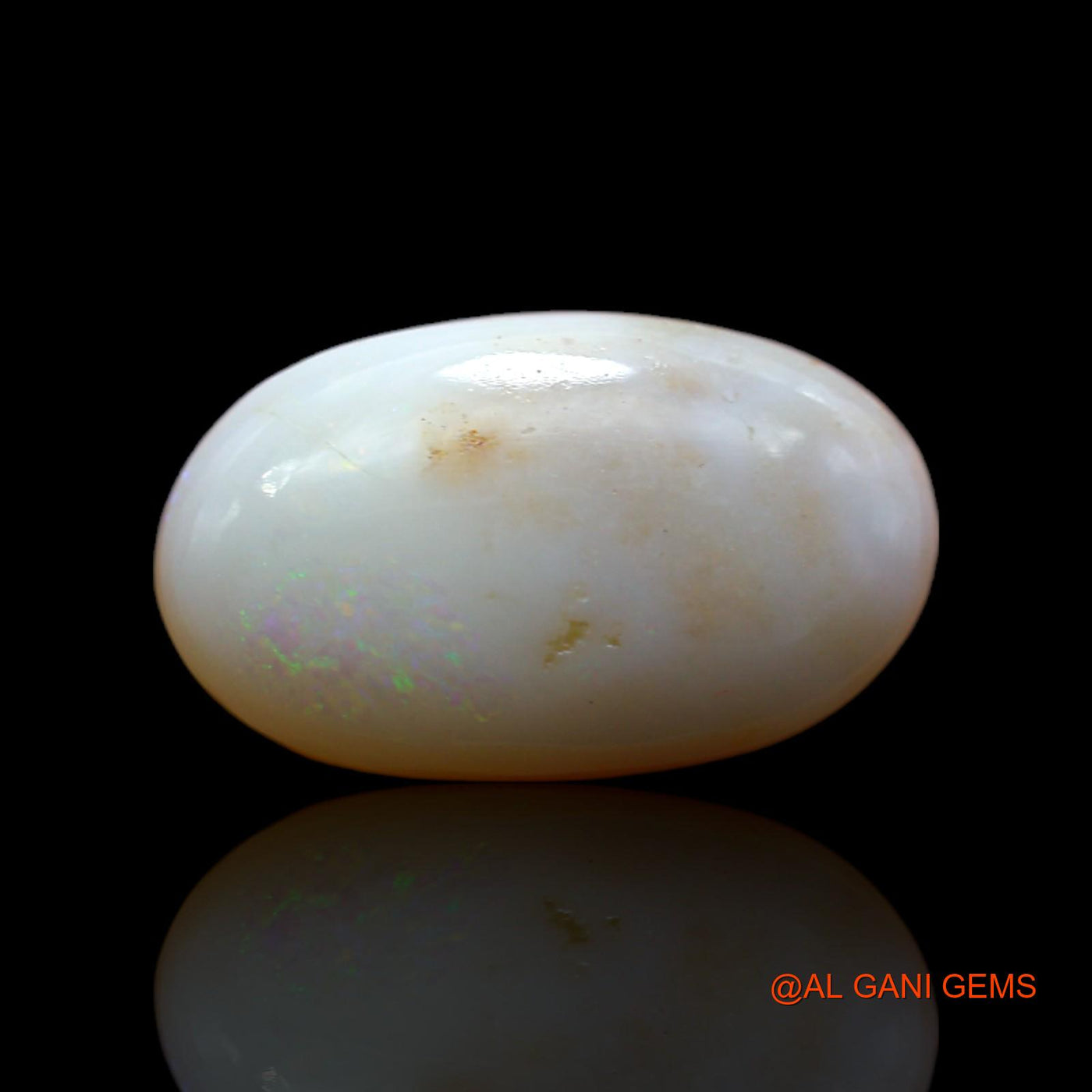5.80 Cts Unheated Australian Fire Opal Loose Gemstone Oval Cabochon Natural 18x11x4 mm AB-355