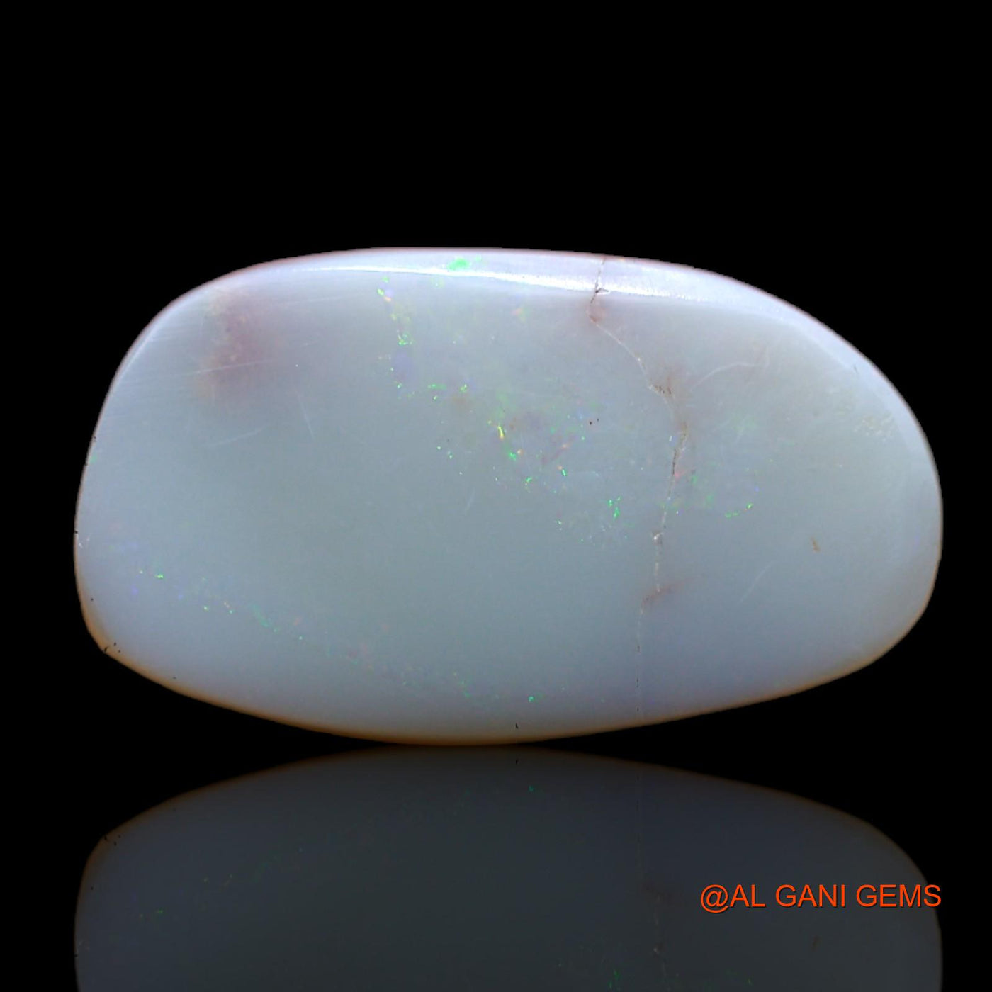 5.60 Cts Natural Australian Fire Opal Loose Gemstone Fancy Cabochon 18x10x4 mm AB-356
