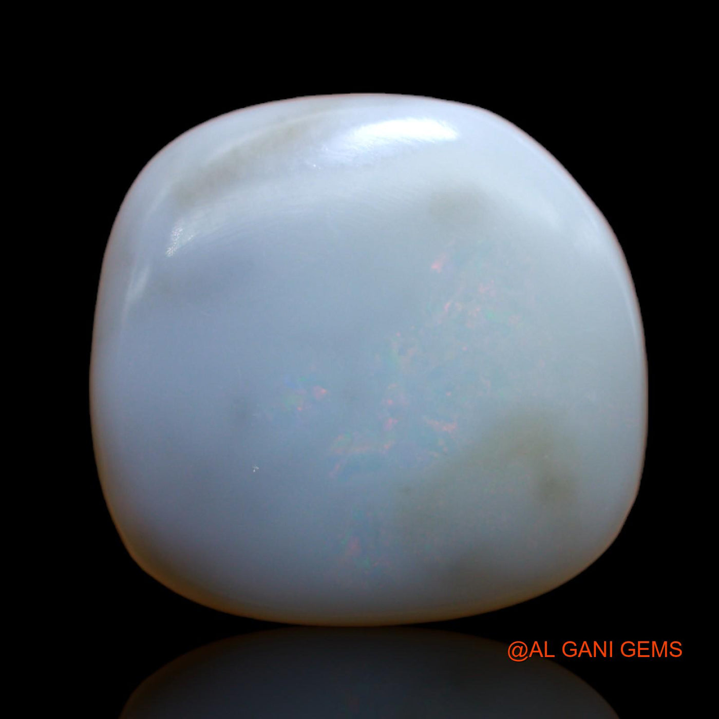 8.20 Cts Natural Australian Fire Opal Fancy Cabochon Loose Gemstone For Jewelry 15x14x5 mm AB-359