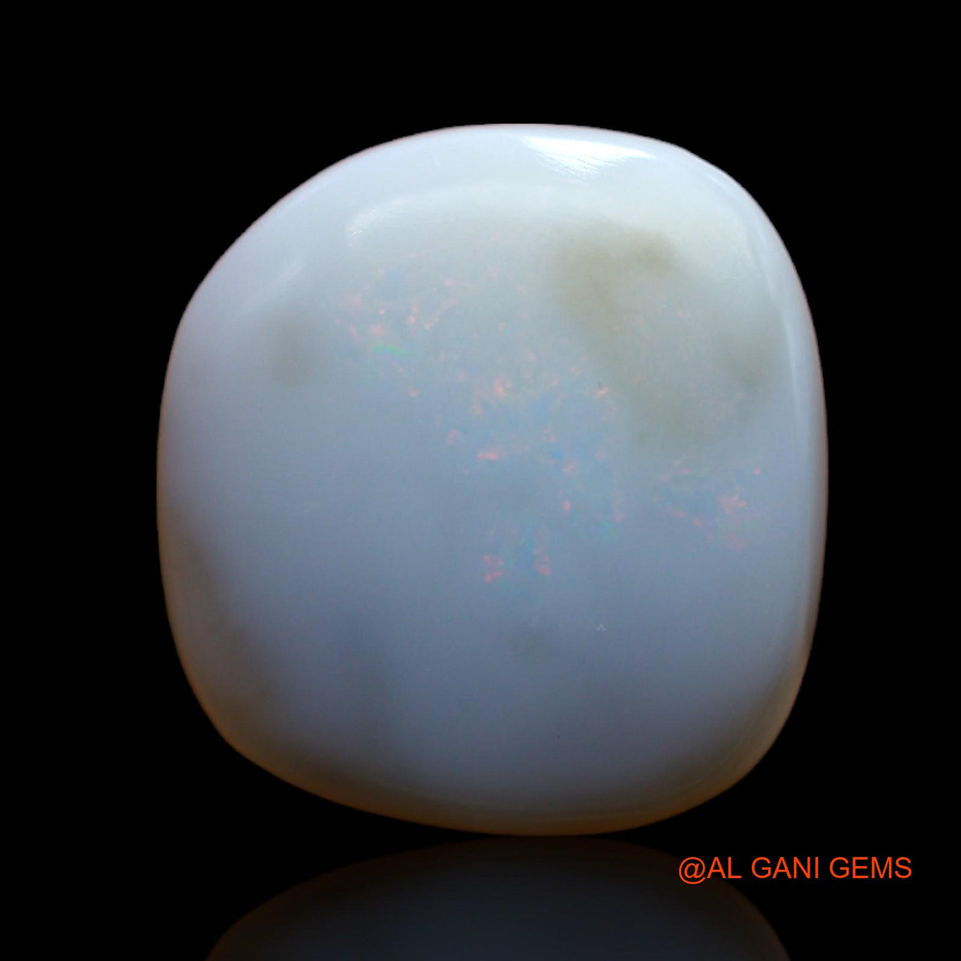 8.20 Cts Natural Australian Fire Opal Fancy Cabochon Loose Gemstone For Jewelry 15x14x5 mm AB-359