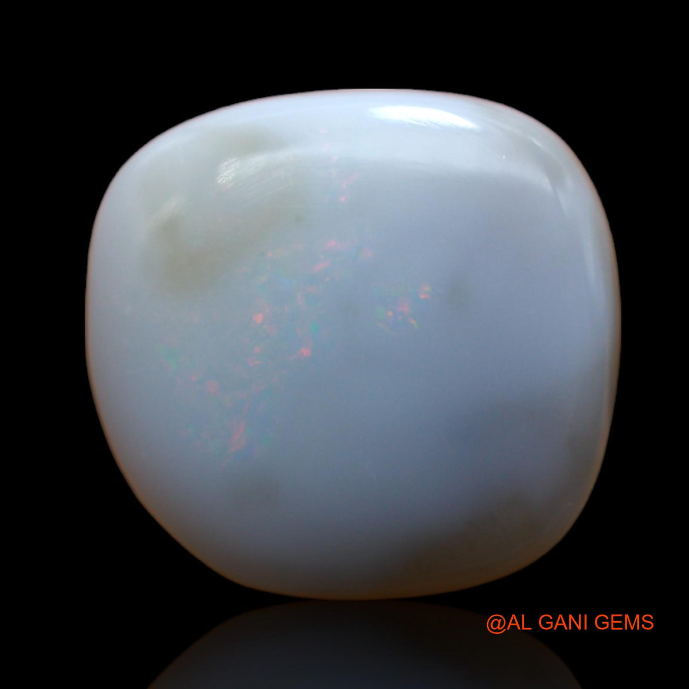 8.20 Cts Natural Australian Fire Opal Fancy Cabochon Loose Gemstone For Jewelry 15x14x5 mm AB-359