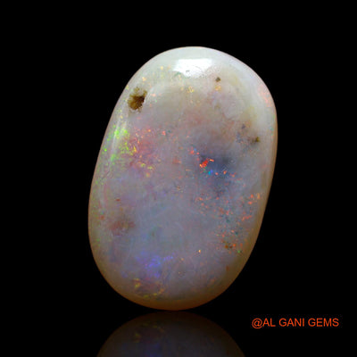 11.10 Cts Natural Australian Fire Opal Loose Gemstone Oval Cabochon 20x13x5 mm AB-35