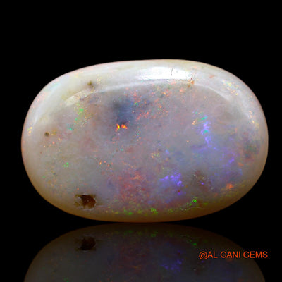 11.10 Cts Natural Australian Fire Opal Loose Gemstone Oval Cabochon 20x13x5 mm AB-35