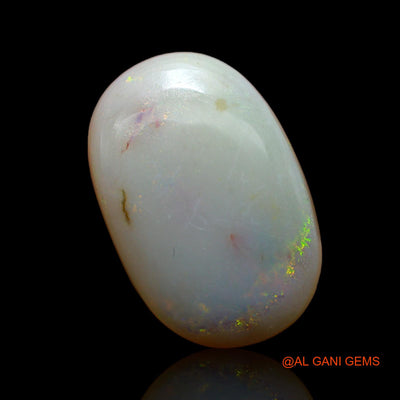 11.10 Cts Natural Australian Fire Opal Loose Gemstone Oval Cabochon 20x13x5 mm AB-35