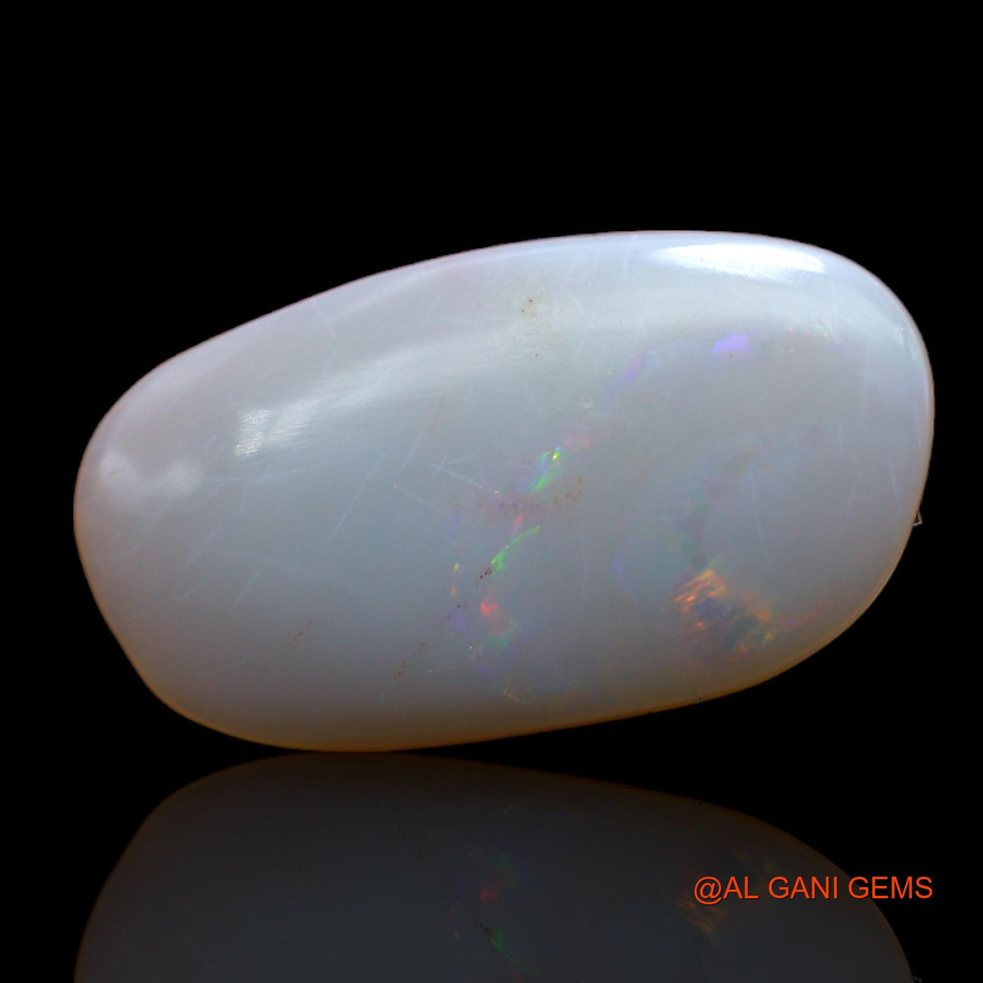 4.00 Cts Natural Australian Fire Opal Loose Gemstone Oval Cabochon 19x10x3 mm AB-360