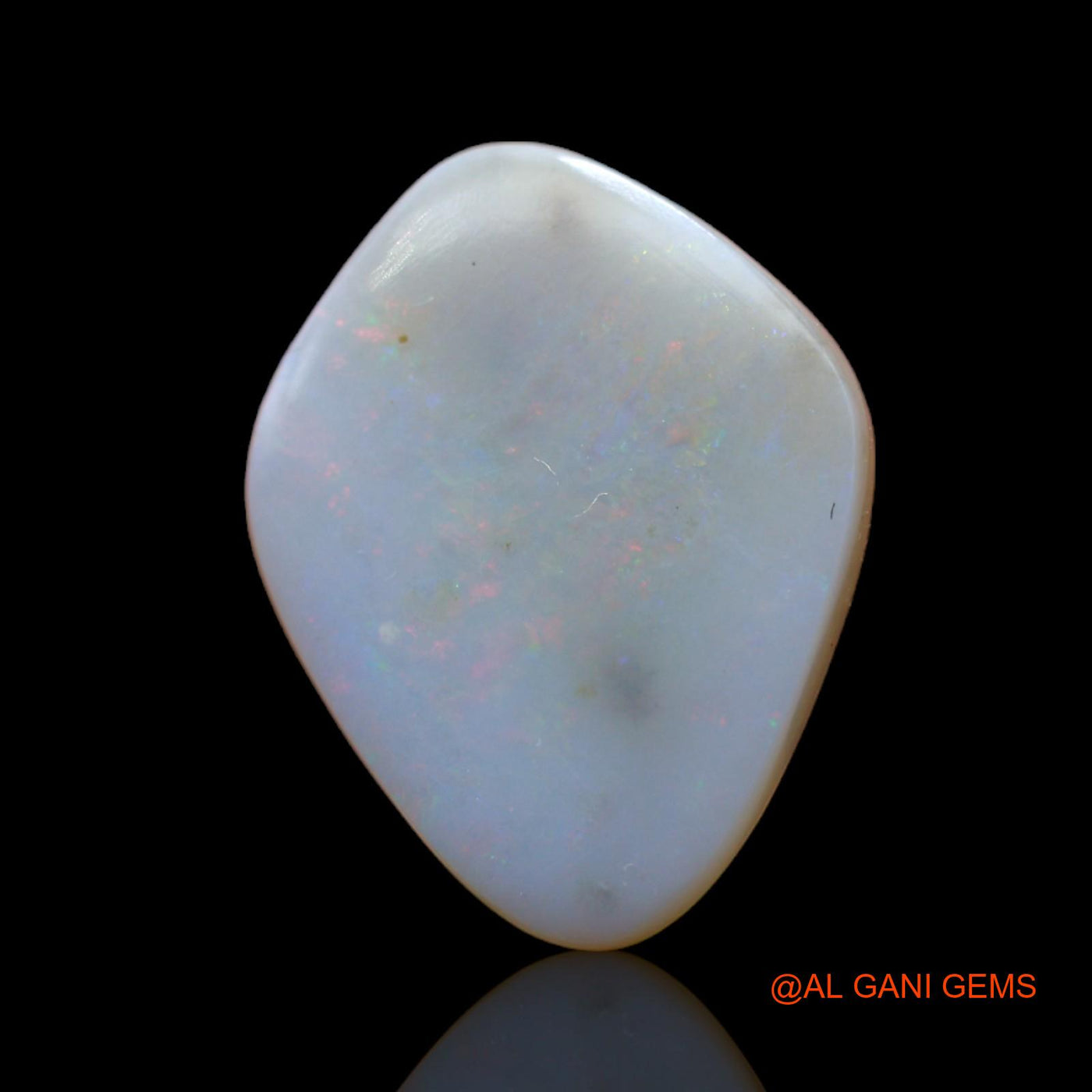 6.60 Cts Unheated Australian Fire Opal Loose Gemstone Fancy Cabochon Natural 18x13x4 mm AB-363
