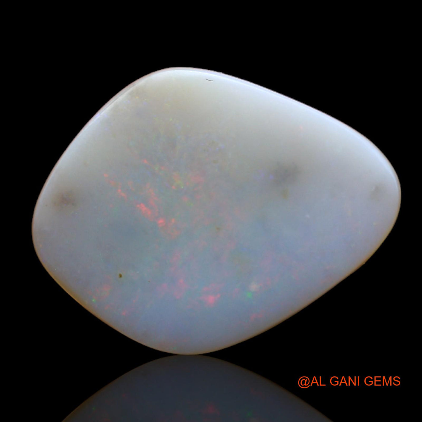 6.60 Cts Unheated Australian Fire Opal Loose Gemstone Fancy Cabochon Natural 18x13x4 mm AB-363