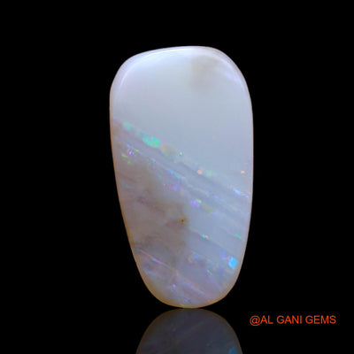 3.80 Cts Natural Australian Fire Opal Loose Gemstone Fancy Cabochon 18x10x2 mm AB-364