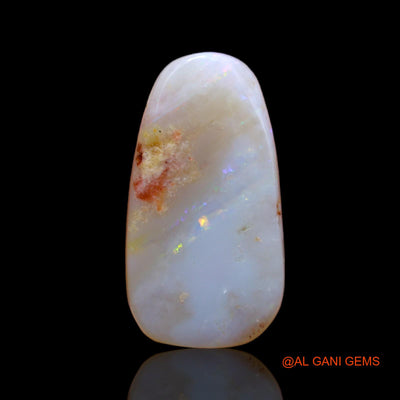 3.80 Cts Natural Australian Fire Opal Loose Gemstone Fancy Cabochon 18x10x2 mm AB-364