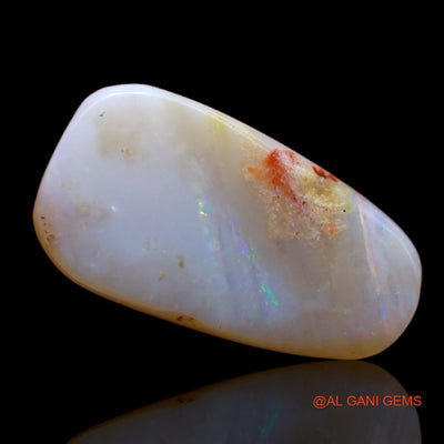 3.80 Cts Natural Australian Fire Opal Loose Gemstone Fancy Cabochon 18x10x2 mm AB-364