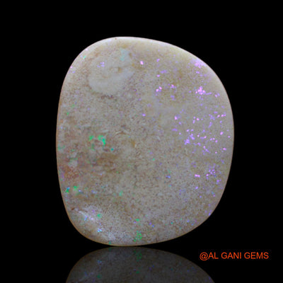 3.50 Cts Unheated Australian Fire Opal Loose Gemstone Fancy Cabochon Natural 16x13x2 mm AB-365