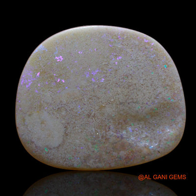 3.50 Cts Unheated Australian Fire Opal Loose Gemstone Fancy Cabochon Natural 16x13x2 mm AB-365