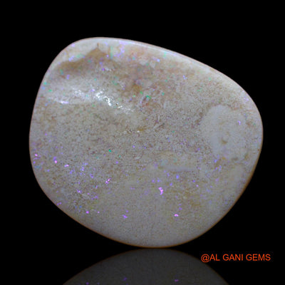 3.50 Cts Unheated Australian Fire Opal Loose Gemstone Fancy Cabochon Natural 16x13x2 mm AB-365