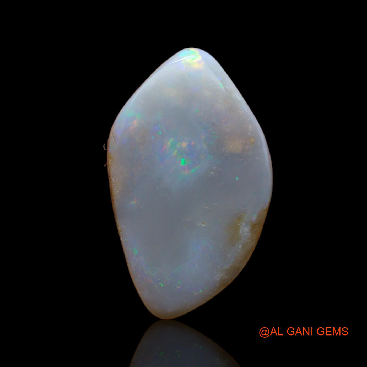 Natural Fire Opal Gemstone 4.50 Cts Loose Fancy Cabochon From Australia 18x11x3 mm AB-368