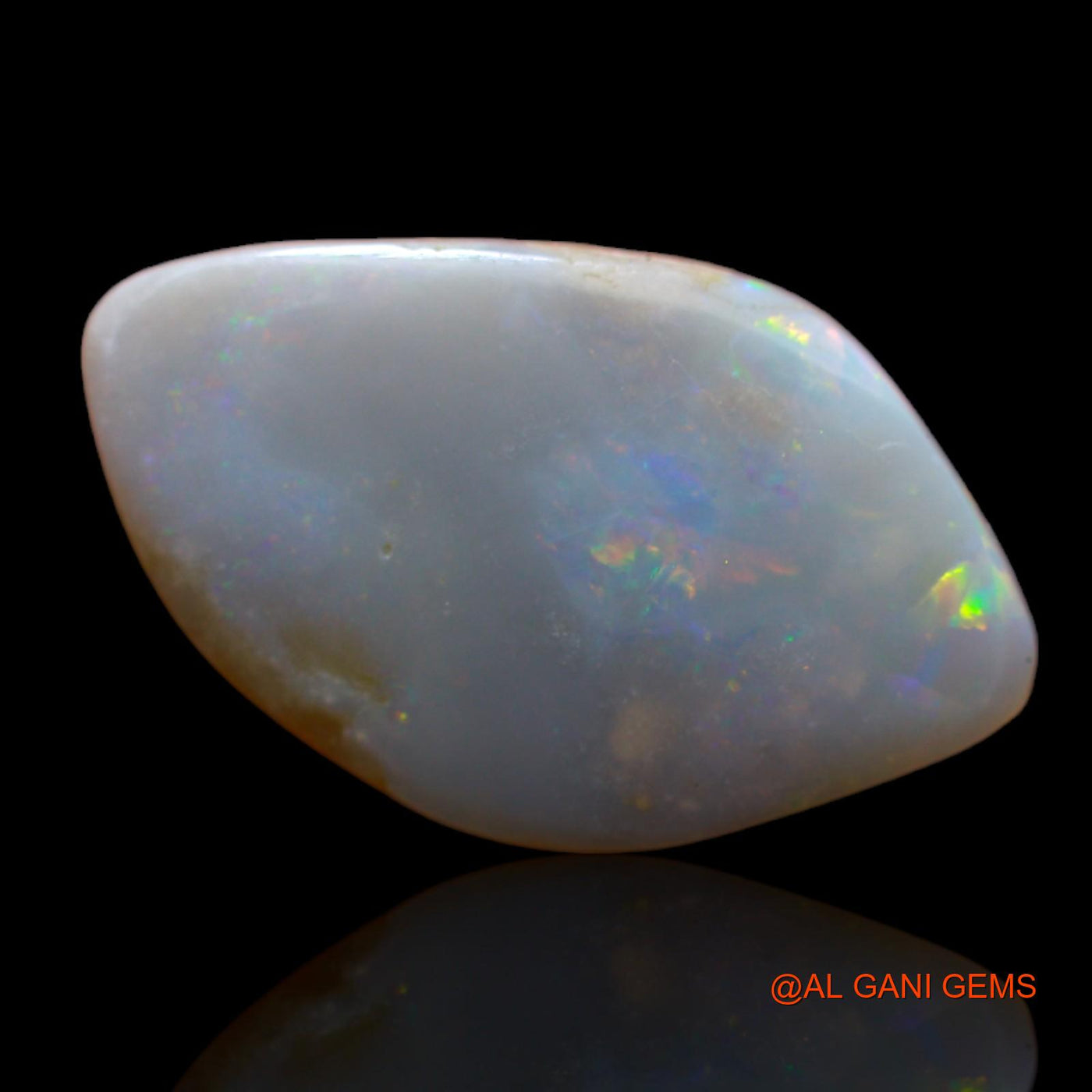 Natural Fire Opal Gemstone 4.50 Cts Loose Fancy Cabochon From Australia 18x11x3 mm AB-368