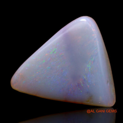 Natural Fire Opal Gemstone 4.20 Cts Loose Trillion Cabochon From Australia 15x12x4 mm AB-370
