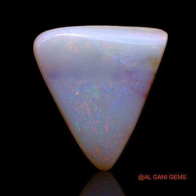 Natural Fire Opal Gemstone 4.20 Cts Loose Trillion Cabochon From Australia 15x12x4 mm AB-370