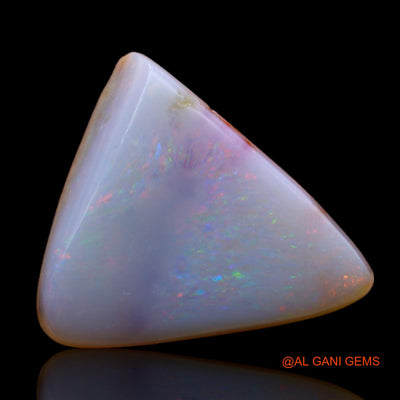 Natural Fire Opal Gemstone 4.20 Cts Loose Trillion Cabochon From Australia 15x12x4 mm AB-370
