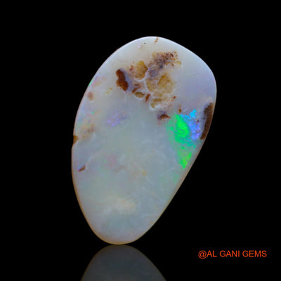 2.60 Cts Unheated Australian Fire Opal Loose Gemstone Fancy Cabochon Natural 17x10x2 mm AB-371