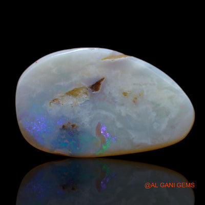 2.60 Cts Unheated Australian Fire Opal Loose Gemstone Fancy Cabochon Natural 17x10x2 mm AB-371