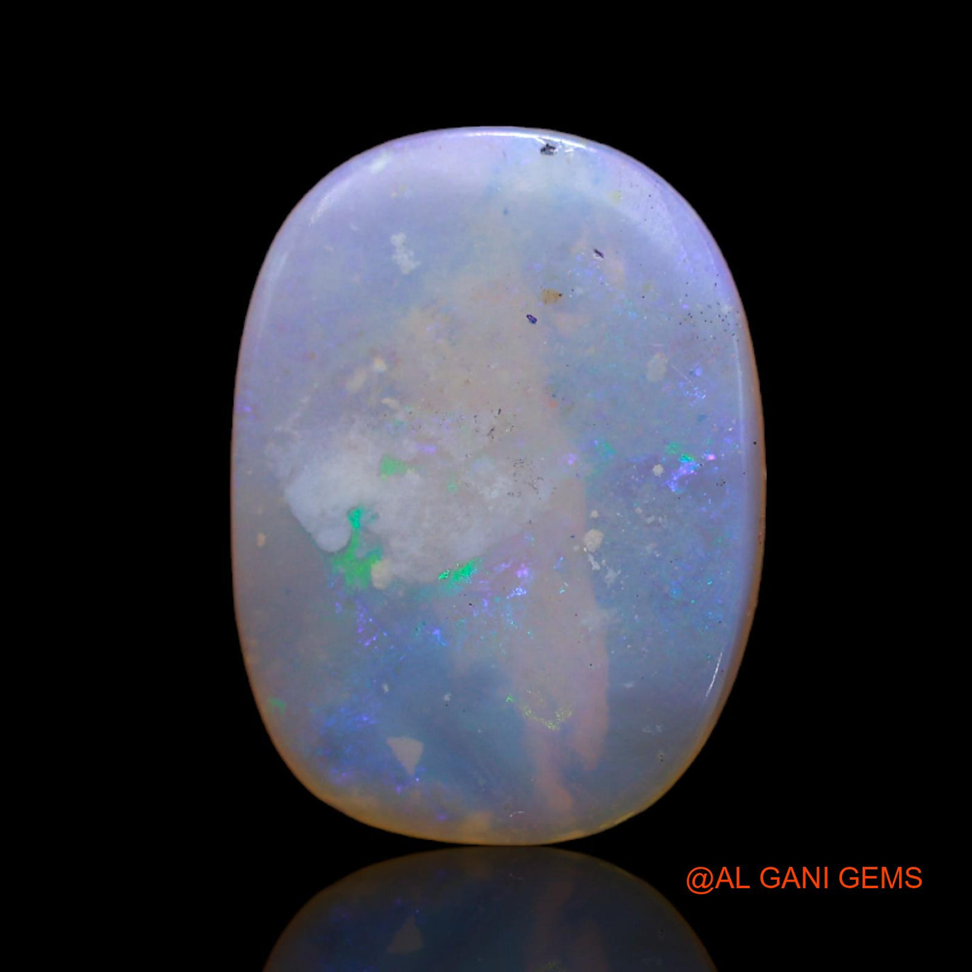 4.00 Cts Natural Australian Fire Opal Loose Gemstone Oval Cabochon 16x11x3 mm AB-372