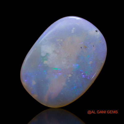 4.00 Cts Natural Australian Fire Opal Loose Gemstone Oval Cabochon 16x11x3 mm AB-372