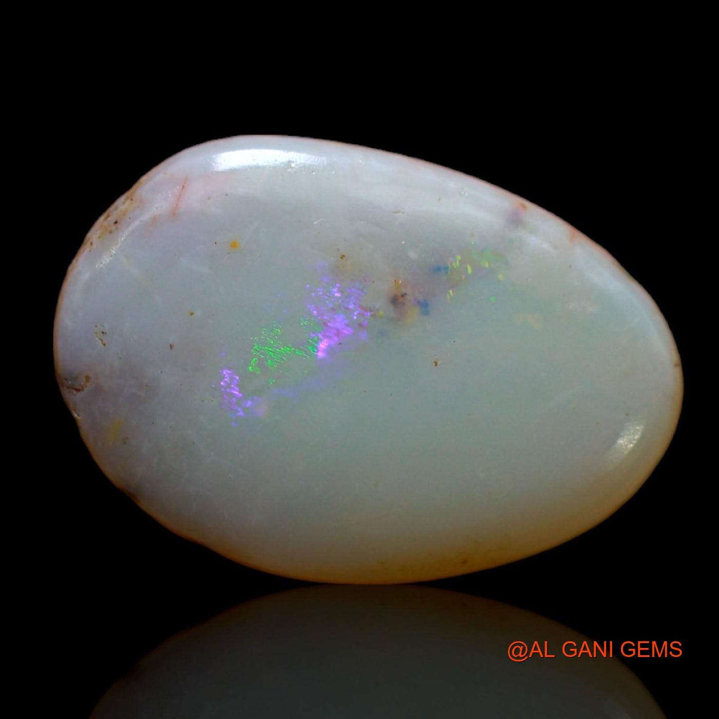 4.20 Cts Natural Australian Fire Opal Loose Gemstone Fancy Cabochon 16x11x3 mm AB-373