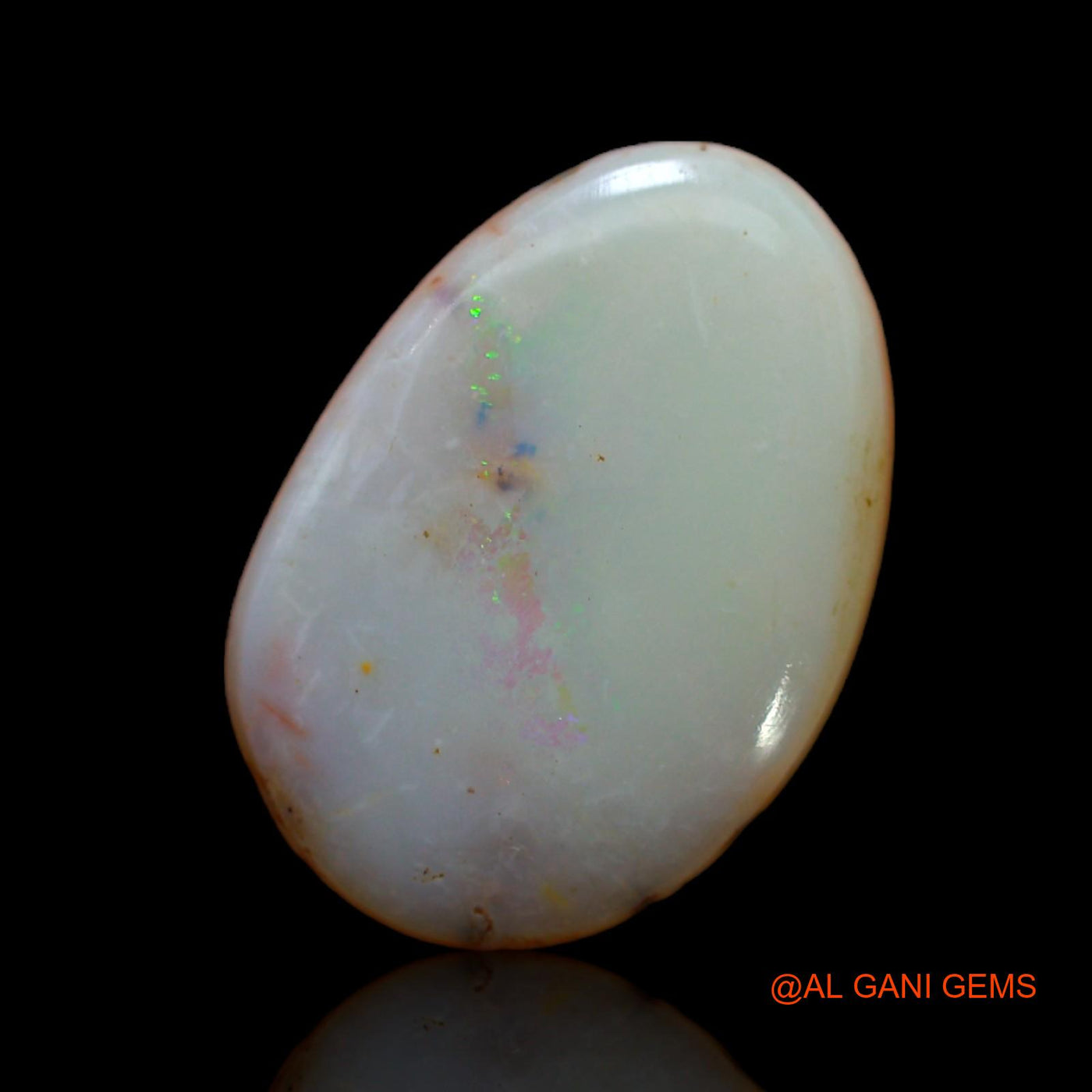 4.20 Cts Natural Australian Fire Opal Loose Gemstone Fancy Cabochon 16x11x3 mm AB-373