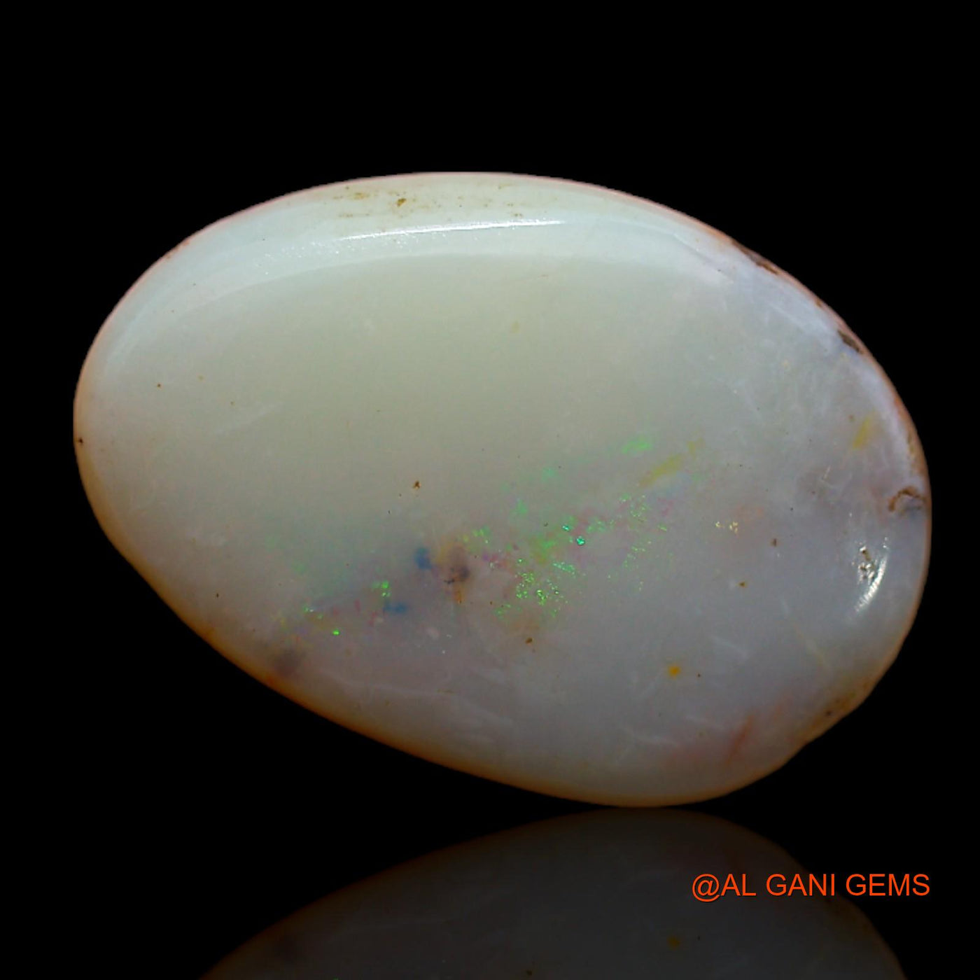 4.20 Cts Natural Australian Fire Opal Loose Gemstone Fancy Cabochon 16x11x3 mm AB-373