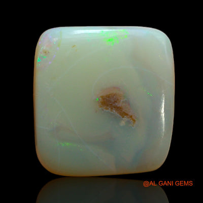 5.30 Cts Unheated Australian Fire Opal Loose Gemstone Square Cabochon Natural 13x12x3 mm AB-374