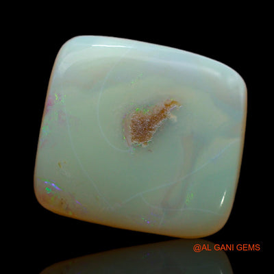 5.30 Cts Unheated Australian Fire Opal Loose Gemstone Square Cabochon Natural 13x12x3 mm AB-374