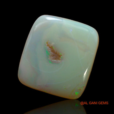 5.30 Cts Unheated Australian Fire Opal Loose Gemstone Square Cabochon Natural 13x12x3 mm AB-374