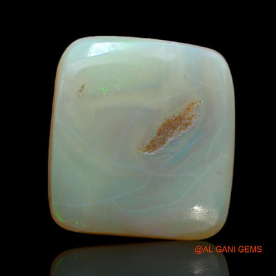 5.30 Cts Unheated Australian Fire Opal Loose Gemstone Square Cabochon Natural 13x12x3 mm AB-374