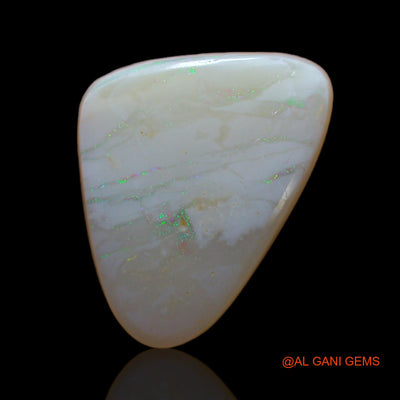 4.00 Cts Natural Australian Fire Opal Loose Gemstone Trillion Cabochon 16x12x3 mm AB-376