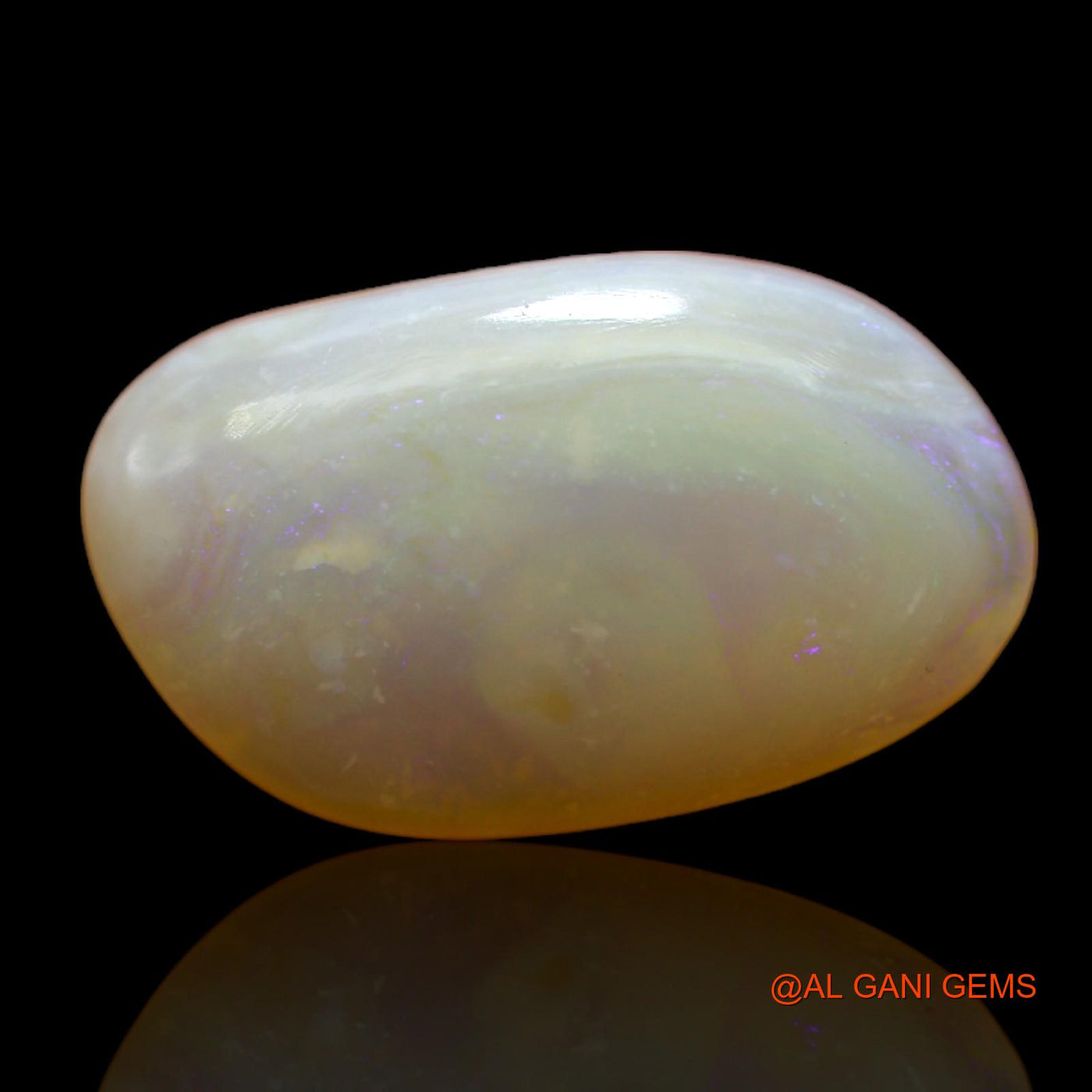 Natural Fire Opal Gemstone 5.60 Cts Loose Fancy Cabochon From Australia 17x10x5 mm AB-377
