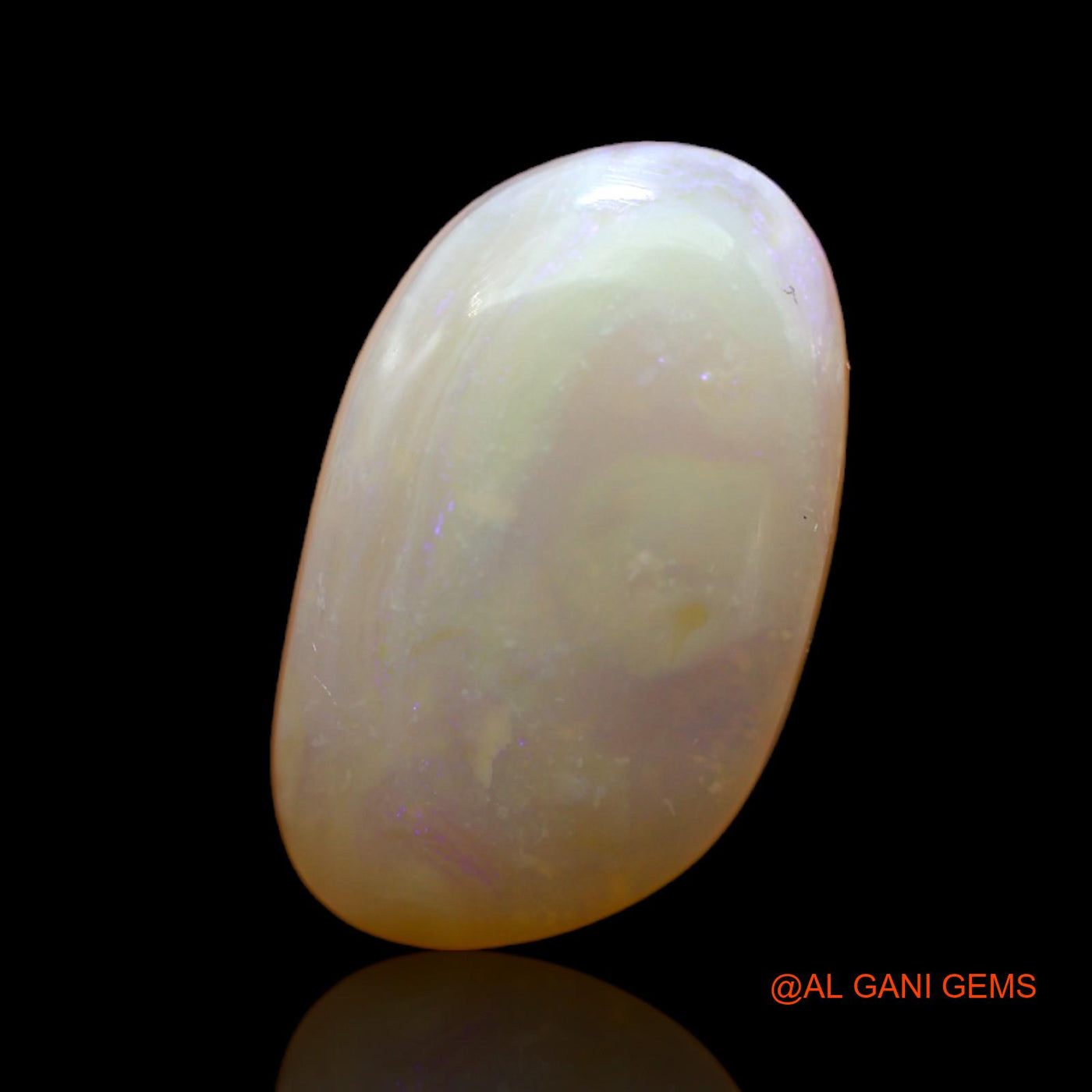 Natural Fire Opal Gemstone 5.60 Cts Loose Fancy Cabochon From Australia 17x10x5 mm AB-377