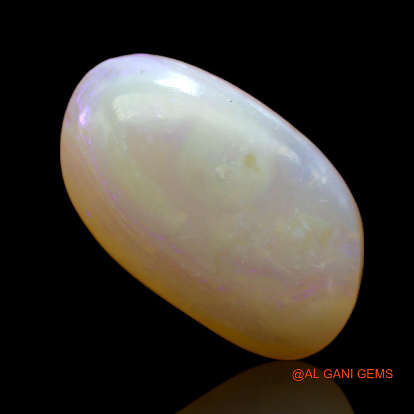 Natural Fire Opal Gemstone 5.60 Cts Loose Fancy Cabochon From Australia 17x10x5 mm AB-377