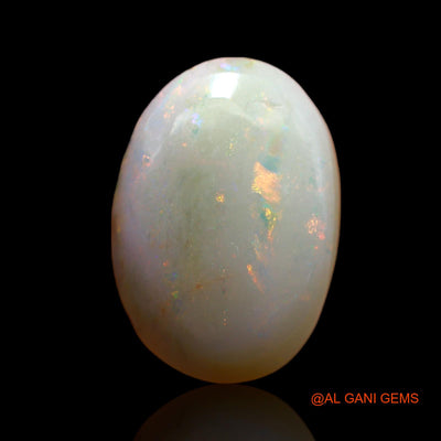 Natural Untreated Fire Opal Loose Gemstone Oval Cabochon From Australia 4.60 Cts 16x10x4 mm AB-378