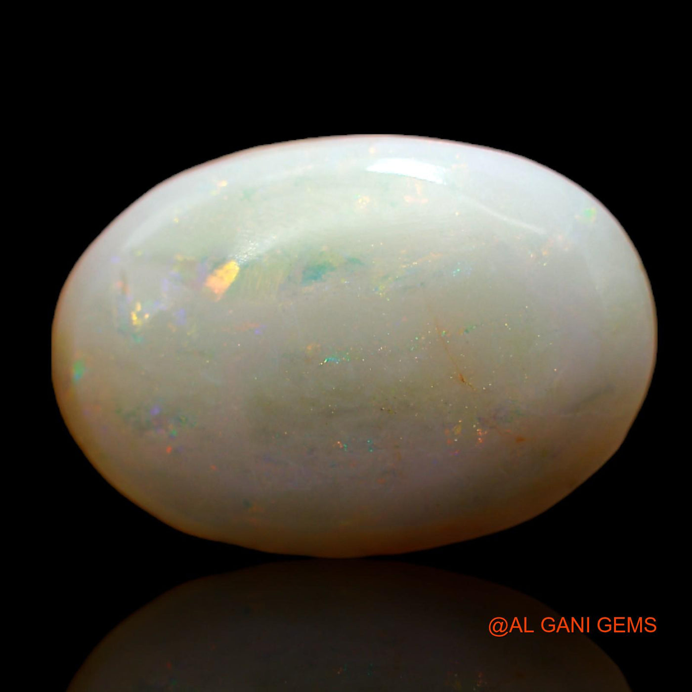 Natural Untreated Fire Opal Loose Gemstone Oval Cabochon From Australia 4.60 Cts 16x10x4 mm AB-378