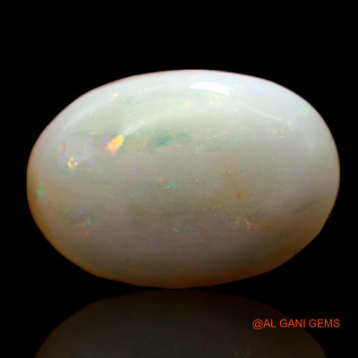 Natural Untreated Fire Opal Loose Gemstone Oval Cabochon From Australia 4.60 Cts 16x10x4 mm AB-378