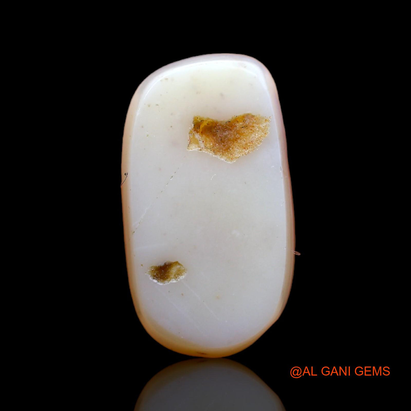 5.40 Cts Natural Australian Fire Opal Loose Gemstone Fancy Cabochon 17x9x3 mm AB-379