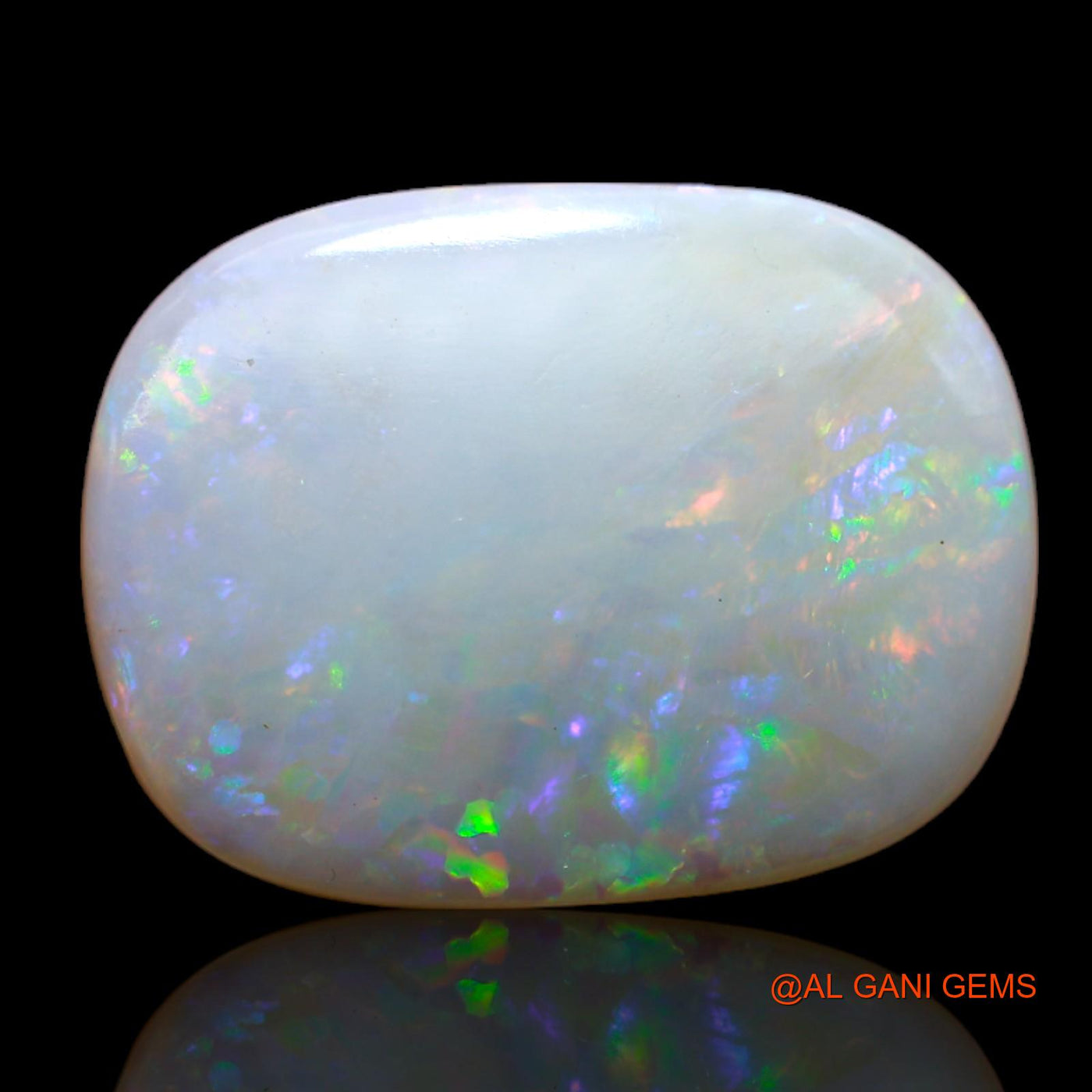 Natural Fire Opal Gemstone 10.40 Cts Loose Oval Cabochon From Australia 19x14x4 mm AB-37