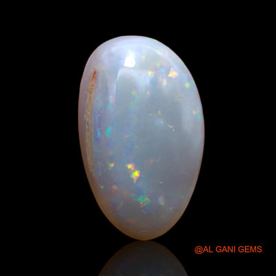 3.70 Cts Natural Australian Fire Opal Loose Gemstone Fancy Cabochon 16x10x4 mm AB-381