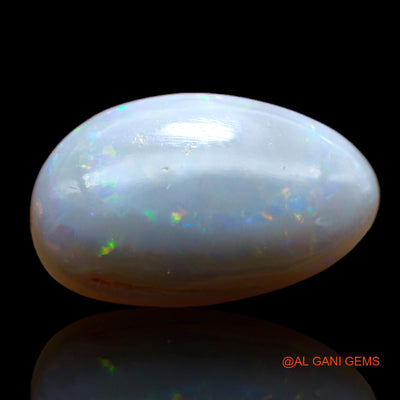 3.70 Cts Natural Australian Fire Opal Loose Gemstone Fancy Cabochon 16x10x4 mm AB-381